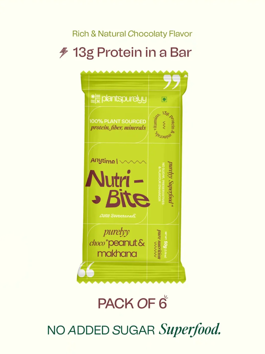 Choco Peanuts & Makhana Bar – Pack of 6 | Guilt-Free Chocolate Protein Bars